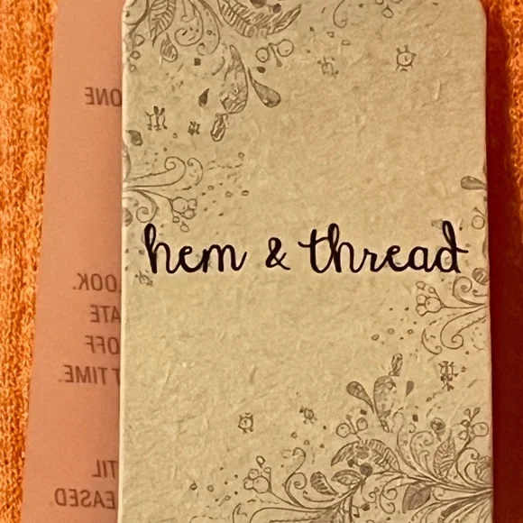 Hem Orange Sleeveless Crop Tank Top - Picture 2 of 4